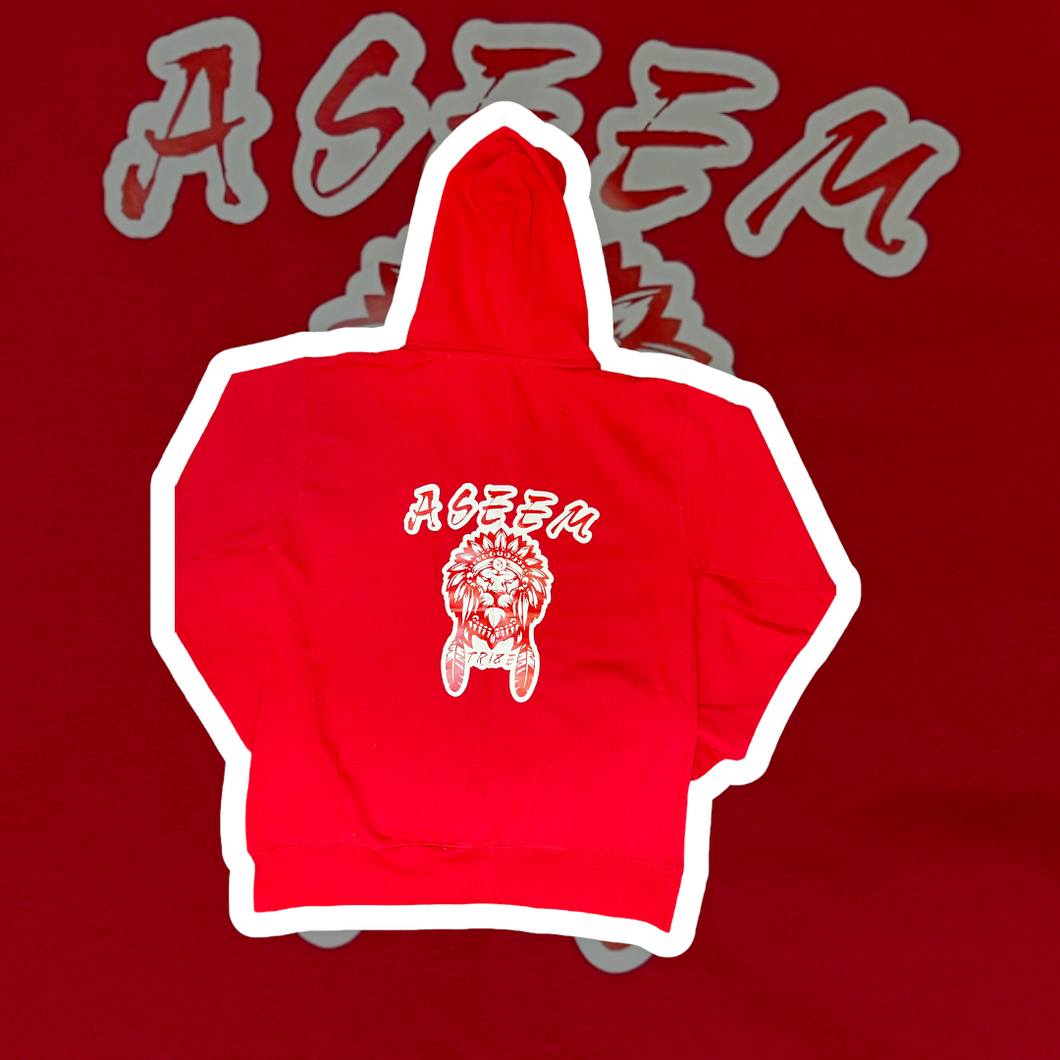 Lion zip up hoodie